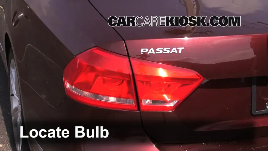 2013 Volkswagen Passat TDI SE 2.0L 4 Cyl. Turbo Diesel Lights Turn Signal - Rear (replace bulb)